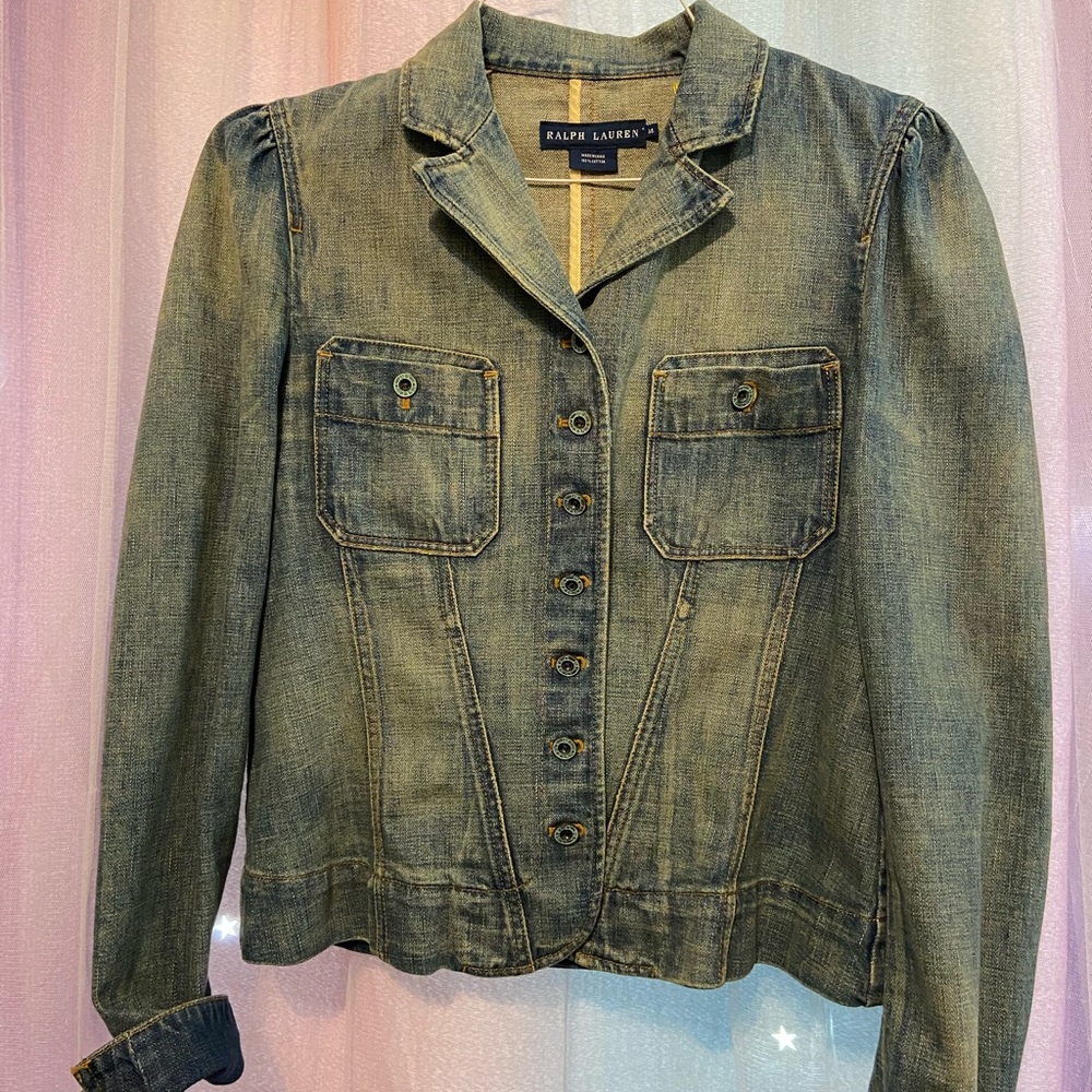 Ralph Lauren denim jacket 12 large